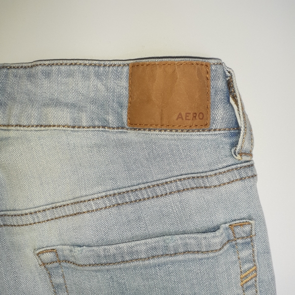 Aero Distressed Denim Shorts - Picture 5 of 15